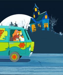 Mystery Machine Scooby Doo Animation Paint By Numbers