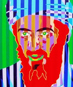 Osama Bin Laden Art Paint By Number