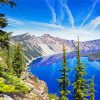 Pacific Northwest Lake Landscape Paint By Number