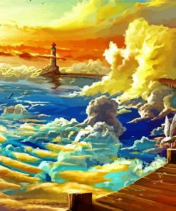 Path To Heavenly Sea Art Paint By Number