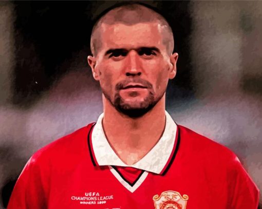 Roy Keane Player Paint By Number