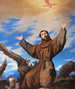 Saint Francis Of Assisi Art Paint By Numbers