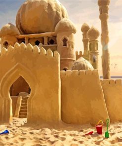 Sand Castle Art Paint By Numbers