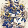 St Louis Rams Players Art Paint By Number