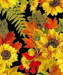 Sunflowers Metallic Paint By Numbers