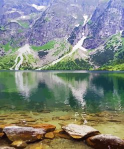 Tatra Mountain Landscape Paint By Number