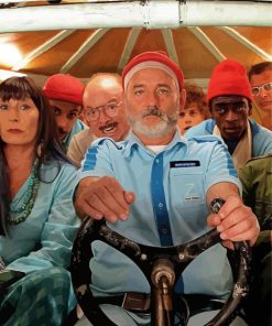 The Life Aquatic Characters Paint By Number