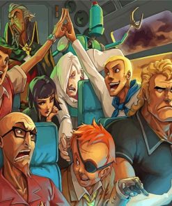 The Venture Bros Characters Paint By Numbers