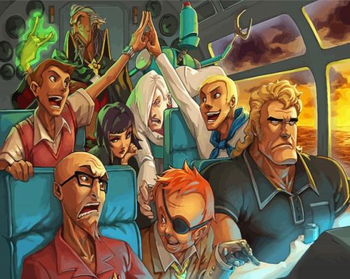 The Venture Bros Characters Paint By Numbers