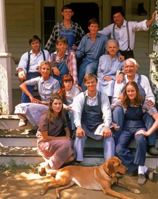 The Waltons Characters Paint By Number