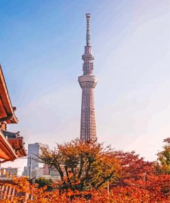 Tokyo Skytree Paint By Numbers