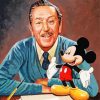 Walt Disney And Mickey Mouse Art Paint By Numbers