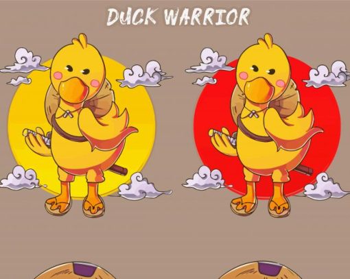 Warrior Ducks Paint By Numbers