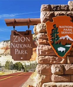 Zion National Park Paint By Numbers