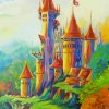 Abstract Fairy Castle Paint By Number