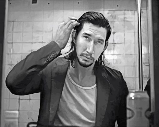 Adam Driver Photographed By Steven Klein Paint By Numbers