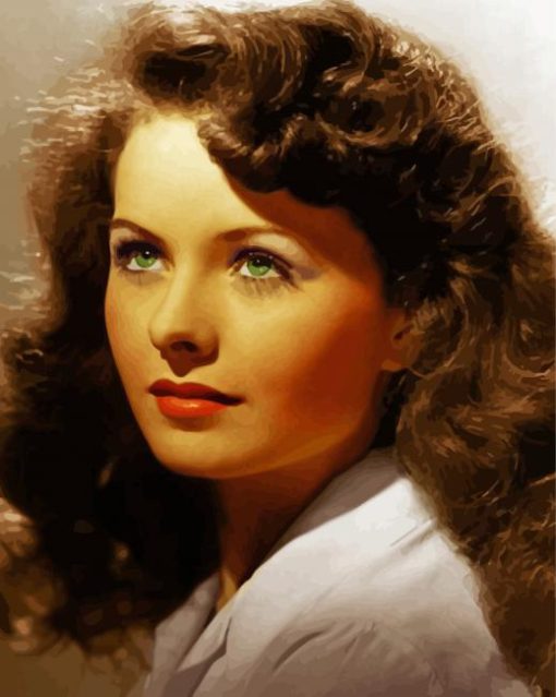 Aesthetic Jeanne Crain Paint By Numbers