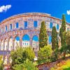 Aesthetic Pula Arena Paint By Numbers