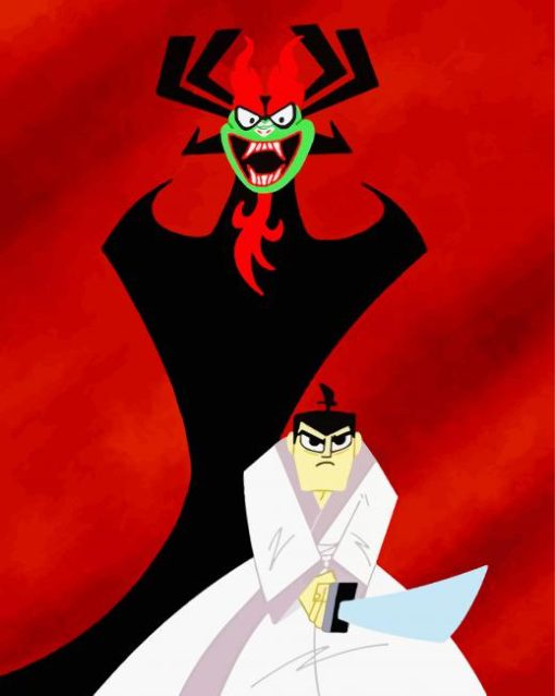 Aesthetic Samurai Jack Paint By Number