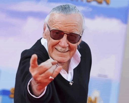 Aesthetic Stan Lee Paint By Number