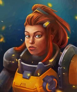 Beautiful Brigitte Paint By Numbers