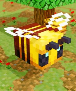 Bee Minecraft HD Paint By Numbers