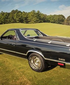 Black Elcamino Paint By Number