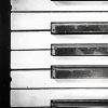 Black And White Vintage Piano Paint By Number