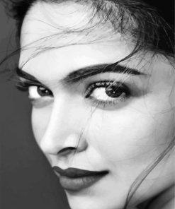 Black And White Deepika Paint By Number