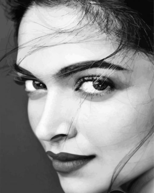 Black And White Deepika Paint By Number