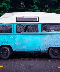 Blue Vanagon Paint By Number