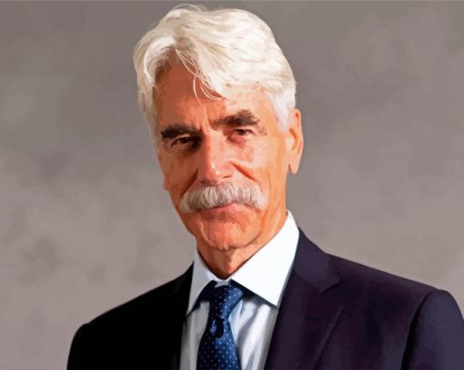 Classy Sam Elliott Paint By Numbers