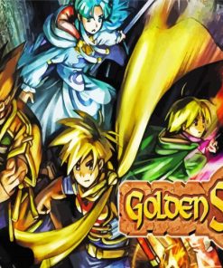 Golden Sun Video Game Paint By Number