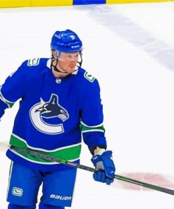 Ice Hockey Player Vancouver Canucks Paint By Number