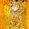 Lady In Gold Paint By Number