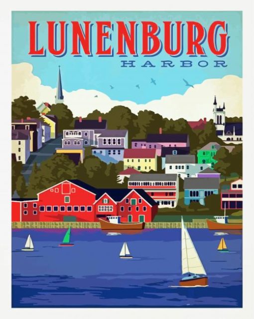Lunenburg Poster Paint By Numbers