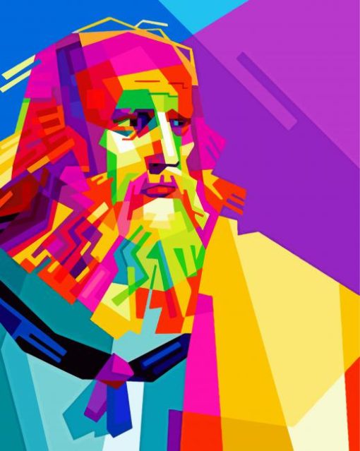 Pop Art Plato Philosopher Paint By Number