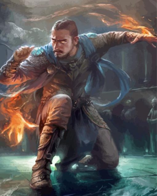 Sorcerer Guy Paint By Numbers