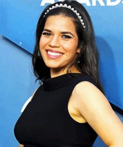 The Actress America Ferrera Paint By Number