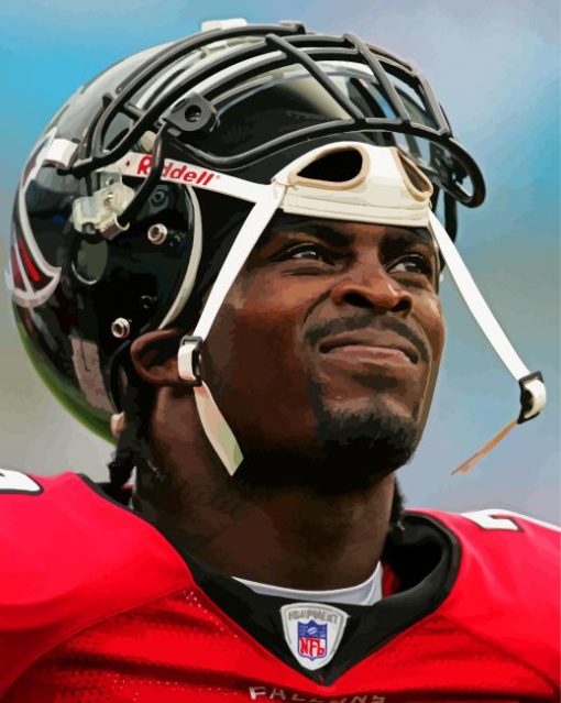 The American Footballer Michael Vick Paint By Numbers