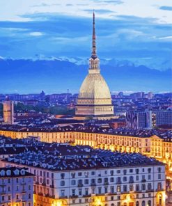 Torino Mole Antonelliana Paint By Number