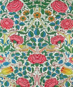 William Morris Rose Paint By Numbers