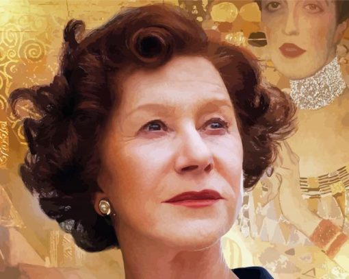 Woman In Gold Character Paint By Number