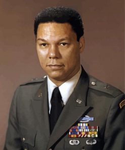 Young Colin Powell Paint By Number