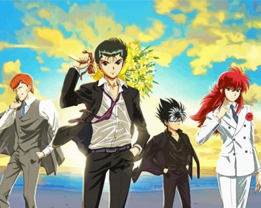 Yu Yu Hakusho Manga Anime Paint By Number