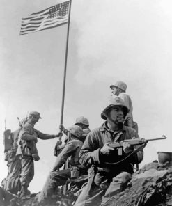 1st Flag Raising On Iwo Jima Art Paint By Number