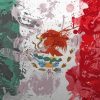 Abstract Mexico Flag Paint By Numbers