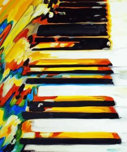 Abstract Piano Paint By Number