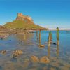 Aesthetic Holy Island Of Lindisfarne Beach Paint By Number