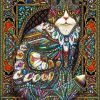 Aesthetic Tapestry Cat Paint By Number